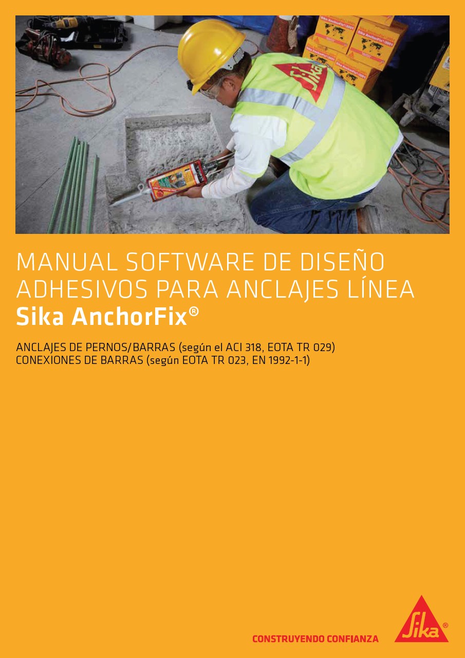 Manual Software Sika AnchorFix